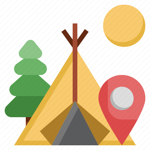 Navigation, camp, area, signaling, camping, rural icon - Download on Iconfinder