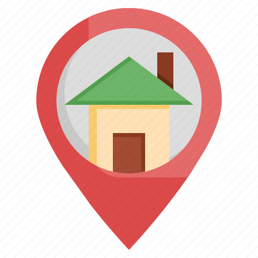 Navigation, home, location, maps, pin, map, pointer icon - Download on Iconfinder