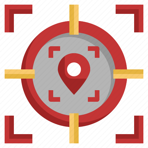 Navigation, location, targetting, pin, targeting, geography, position icon - Download on Iconfinder