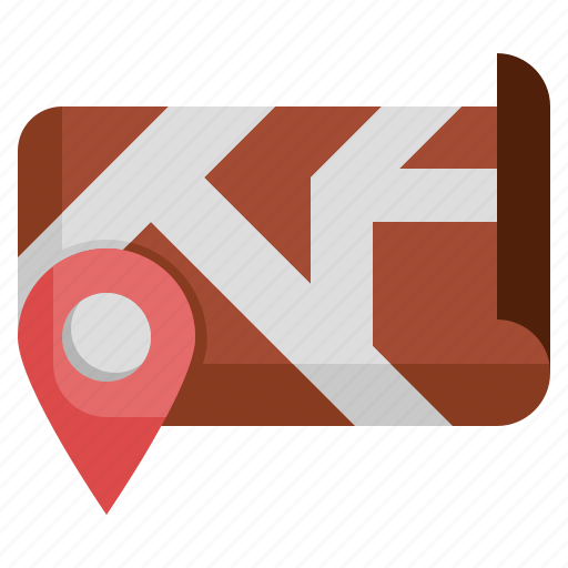 Navigation, map, location, street, flags, pointer icon - Download on Iconfinder
