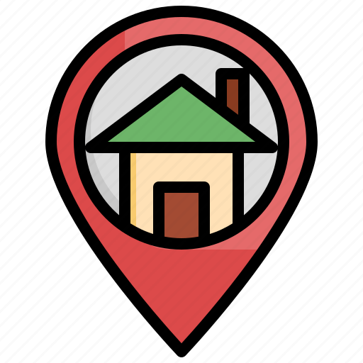 Navigation, home, location, maps, pin, map, pointer icon - Download on Iconfinder