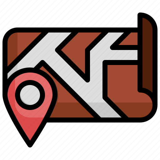 Navigation, map, maps, location, street, flags, pointer icon - Download on Iconfinder