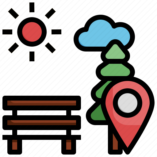 Navigation, park, location, pin, map, locator, pointer icon - Download on Iconfinder