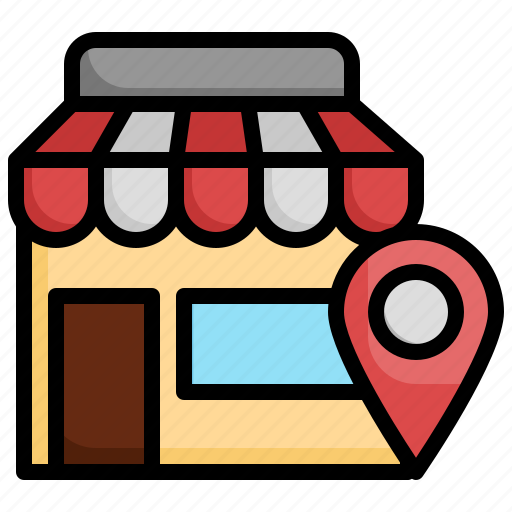 Navigation, store, location, selling, point, shopping, map icon - Download on Iconfinder