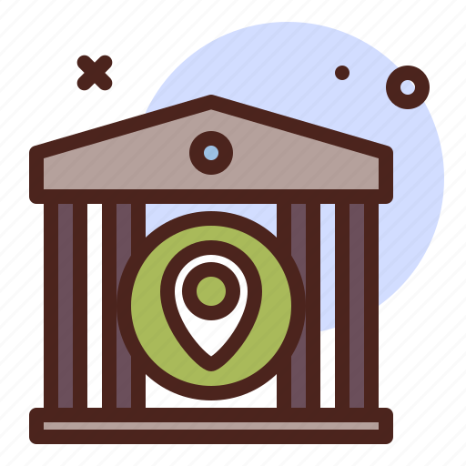 Bank, map, gps, location icon - Download on Iconfinder
