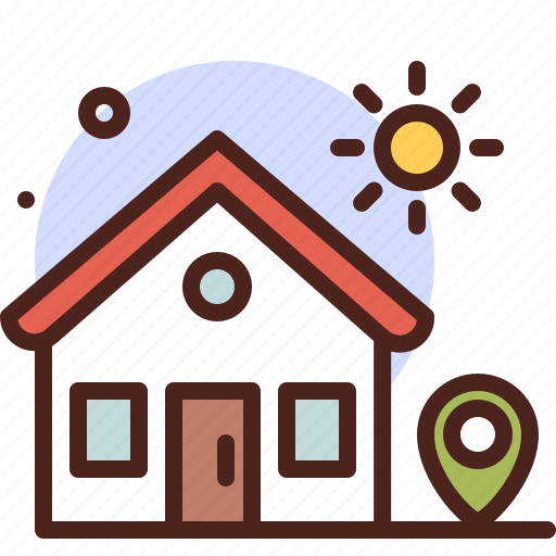 Home, locate, map, gps, location icon - Download on Iconfinder
