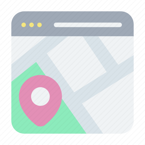 Browser, business, gps, location, map icon - Download on Iconfinder