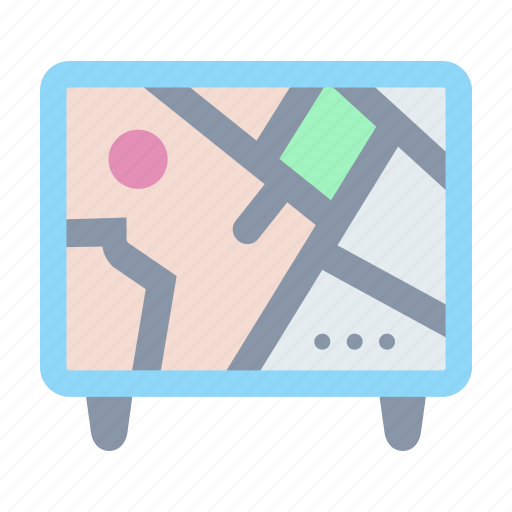 Geolocation, map, pin, location icon - Download on Iconfinder