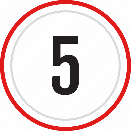Five, numbers, number icon - Download on Iconfinder