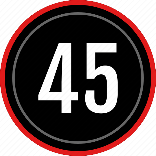 Numbers, number, 45 icon - Download on Iconfinder
