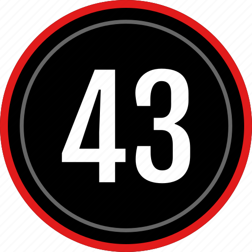 43, numbers, number icon - Download on Iconfinder