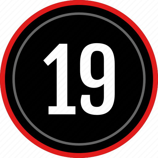 Numbers, number, nineteen icon - Download on Iconfinder