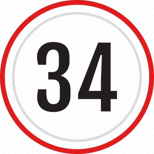 Numbers, number, 34 icon - Download on Iconfinder