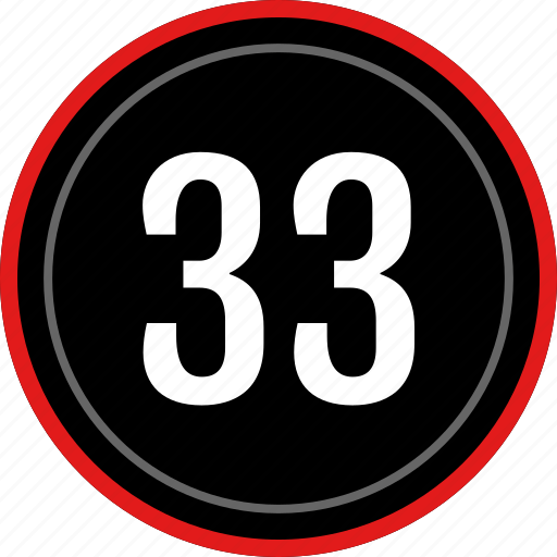 Numbers, number, 33 icon - Download on Iconfinder