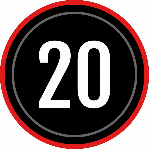 20, numbers, number icon - Download on Iconfinder