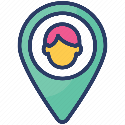 Address, human, location, place, resources, search, user icon - Download on Iconfinder