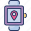 compass, gps, location, maps, navigator, smartwatch, watch 