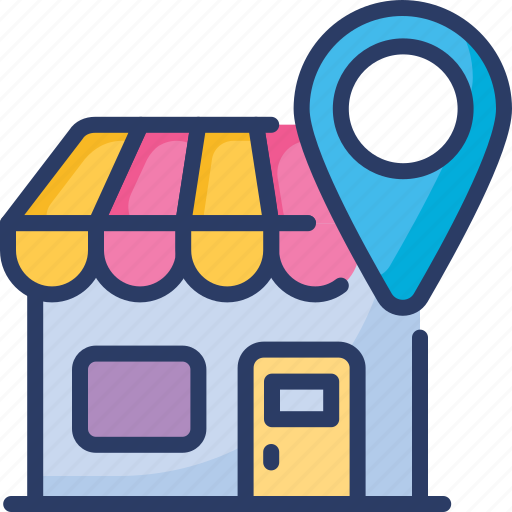 Direction, location, map, market, place, shop, store icon - Download on Iconfinder