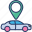 car, gps, location, map, navigator, pin, transport 