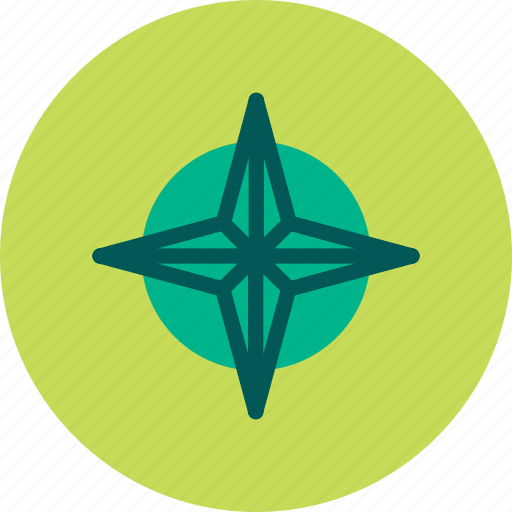 Direction, geography, north, orientation, star icon - Download on Iconfinder