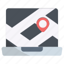 gps, navigation, location, direction, location-pin, pin, laptop
