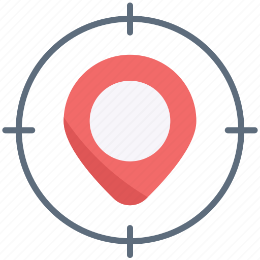 Target, navigation, location, pin, marker, gps, goal icon - Download on Iconfinder