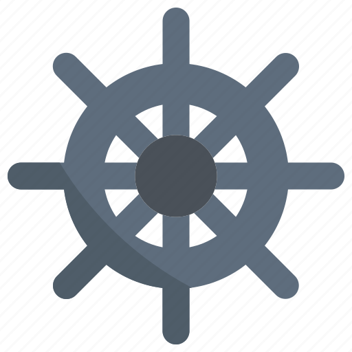Helm, navigation, location, direction, steering, ship, steering-wheel icon - Download on Iconfinder