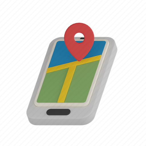 Mobile, maps, marker, navigation, device, location, gps icon - Download on Iconfinder
