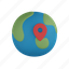 globe, earth, map, location, pin, global, planet 