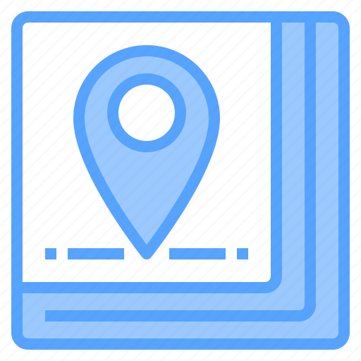 Book, direction, location, map, navigation, route, travel icon ...