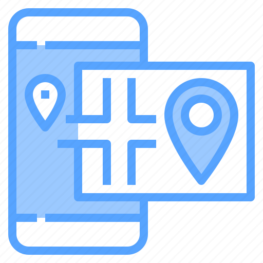 Direction, location, map, navigation, route, smartphone, travel icon - Download on Iconfinder