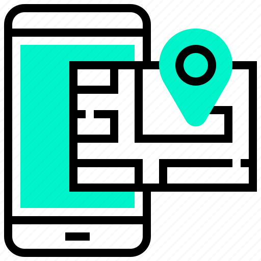 Destination, gps, location, map, navigation, smartphone icon - Download on Iconfinder