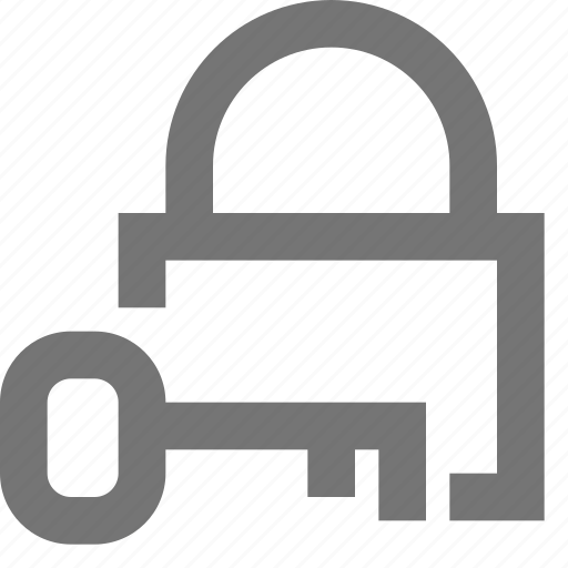 Key, keyhole, login, material, password, protection, security icon - Download on Iconfinder
