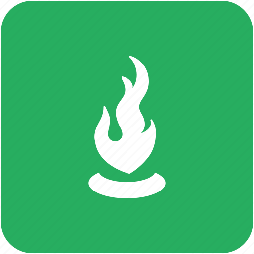 Burn, candle, candlelight, green, light icon - Download on Iconfinder