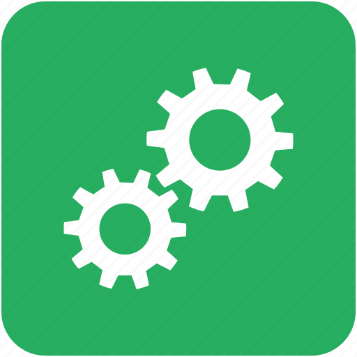 Details, engine, gear, green, settings icon - Download on Iconfinder