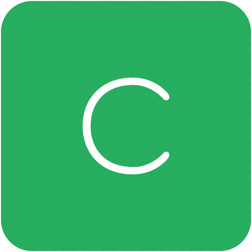 C, green, key, keyboard, letter icon - Download on Iconfinder
