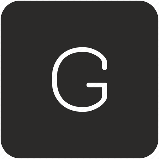 G, key, keyboard, letter, uppercase icon - Download on Iconfinder
