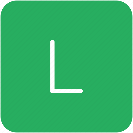 Green, key, keyboard, l, letter icon - Download on Iconfinder