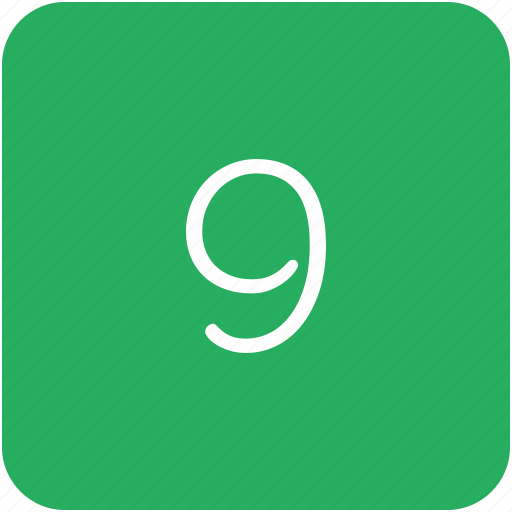 Green, keyboard, nine, number icon - Download on Iconfinder