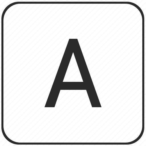 A, keyboard, letter, uppercase, virtual icon - Download on Iconfinder