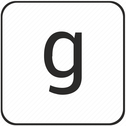 Alphabet, g, keyboard, latin, letter, lowcase, virtual icon - Download on Iconfinder