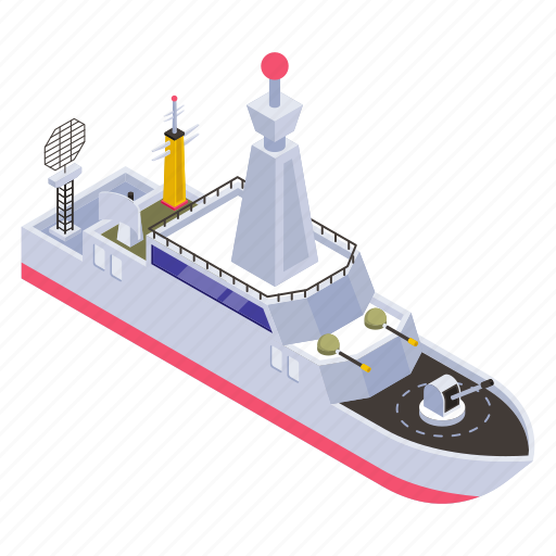 Boat, cruiser, navy, destroyer, frigates icon - Download on Iconfinder