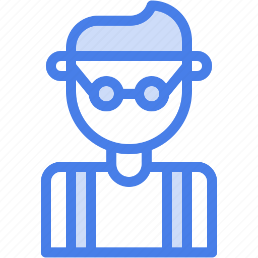 Nerd, glasses, geek, user, man, boy icon - Download on Iconfinder