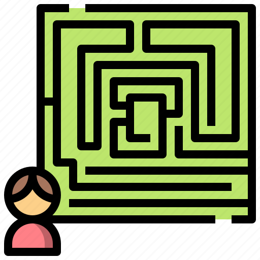 And, business, labyrinth, maze, path, road, way icon - Download on Iconfinder