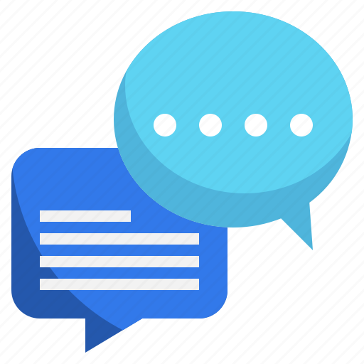 Chatting, speech, bubble, chat, negotiating, conversation icon - Download on Iconfinder