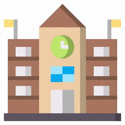 And, architecture, city, college, education, high, school icon - Download on Iconfinder