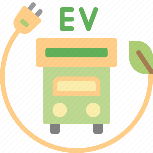 Electric, car, bus, ev, vehicle, zero, emission icon - Download on Iconfinder