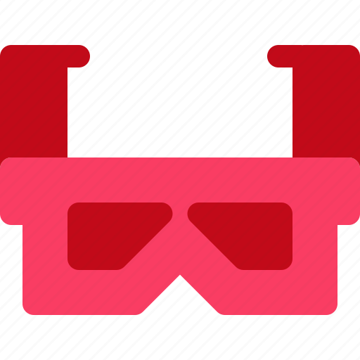 3d, animation, film, glasses, movie icon - Download on Iconfinder