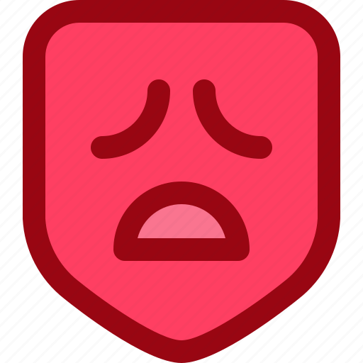 Drama, emotion, face, mask, sad icon - Download on Iconfinder