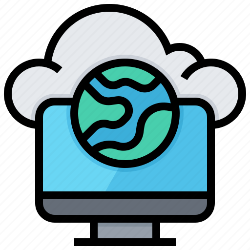 Cloud, computer, data, global, network icon - Download on Iconfinder